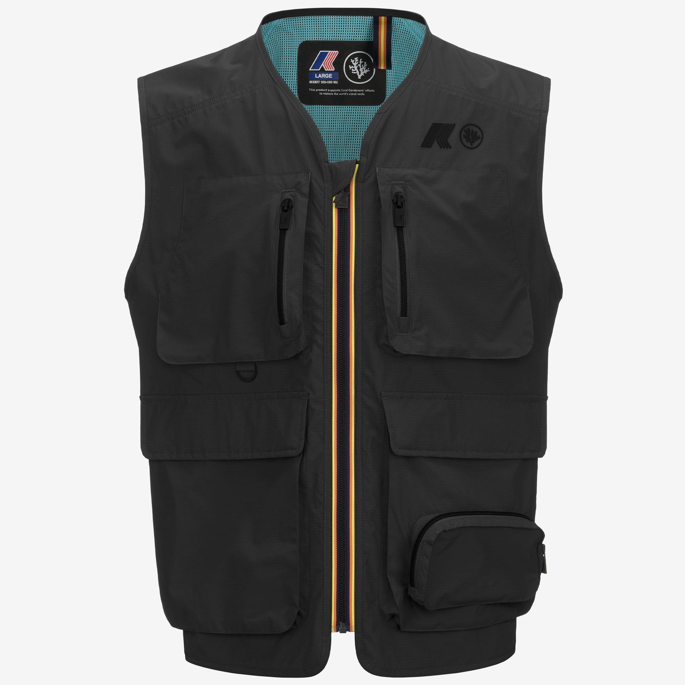 ALLOS CORAL GARDENERS - Jackets - Vest - UNISEX - BLACK PURE